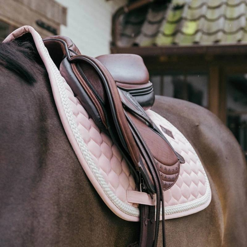 Sjabrak Plaited Cord Blekrosa