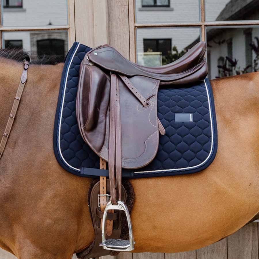 Dressursjabrak Onion Quilt Rubber Logo Marineblå