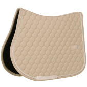 Sjabrak Onion Quilt Rubber Logo Beige Sjabrak Onion Quilt Rubber Logo Beige