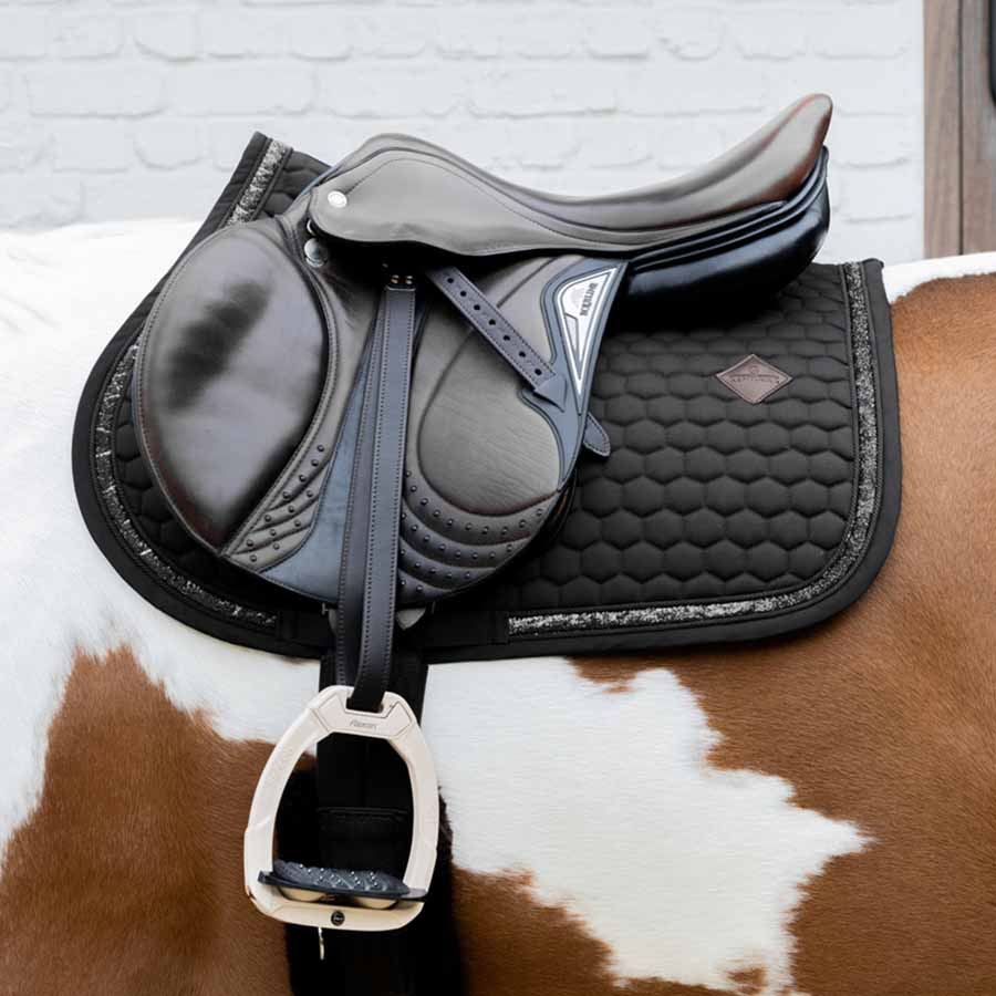 Sjabrak Glitter Band Svart