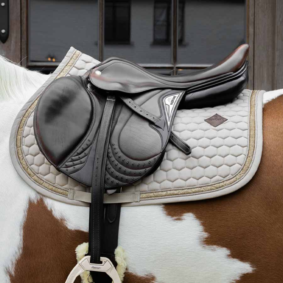 Sjabrak Glitter Band Beige