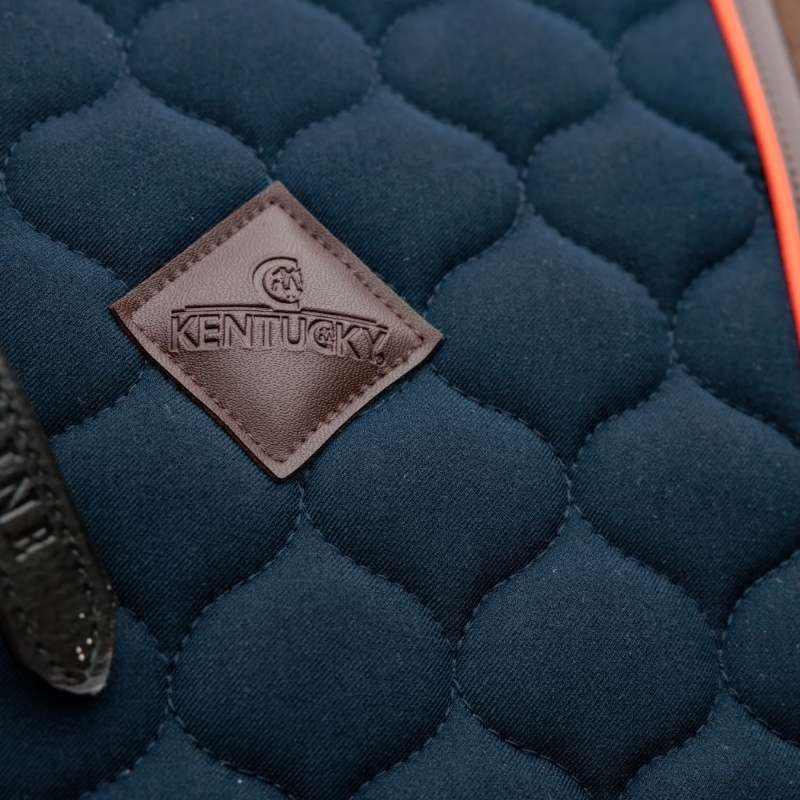 Dressursjabrak Onion Quilt Leather Marineblå