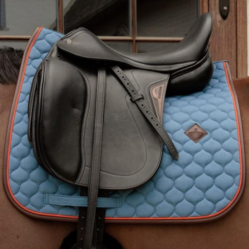 Dressursjabrak Onion Quilt Leather Blå