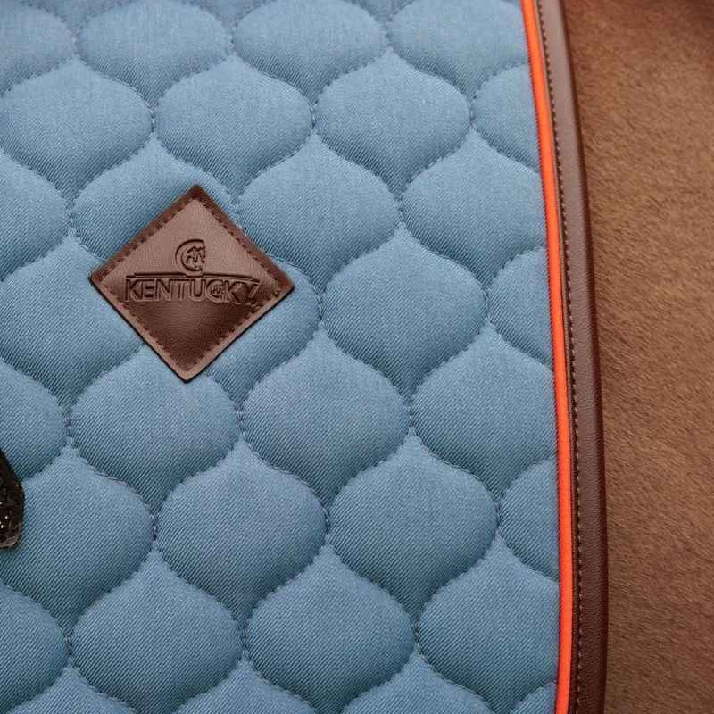 Dressursjabrak Onion Quilt Leather Blå