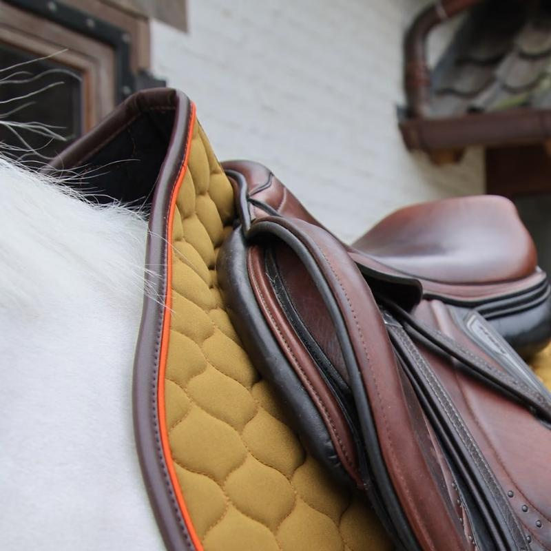 Sjabrak Onion Quilt Leather Khaki