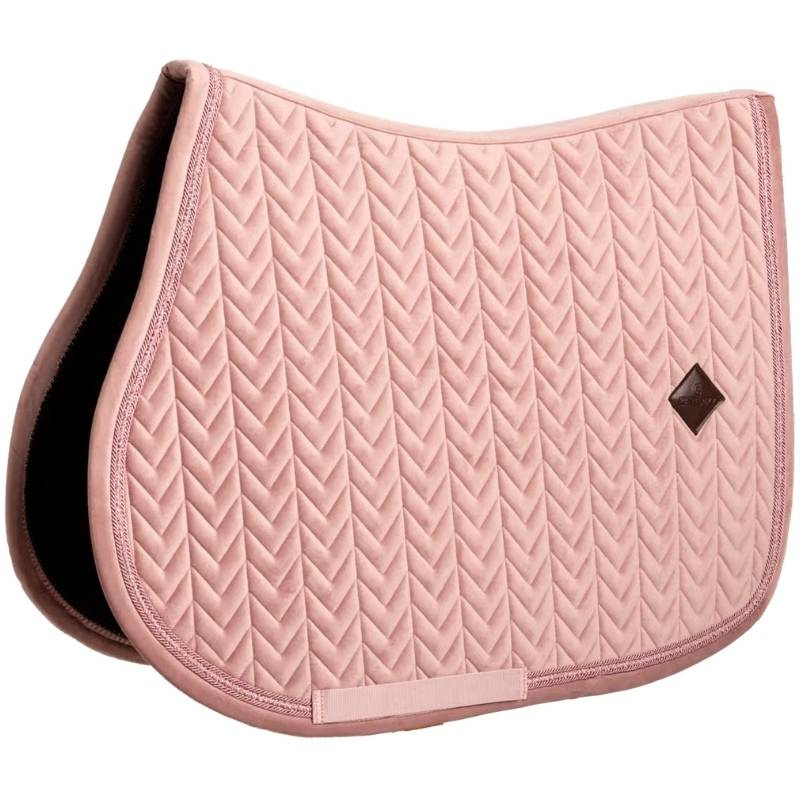Sjabrak Velvet Mini Pearls Gammelrosa