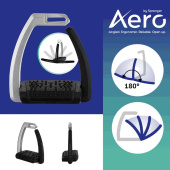 Stigbøyler Aero Svart/Sølv Stigbøyler Aero Svart/Sølv