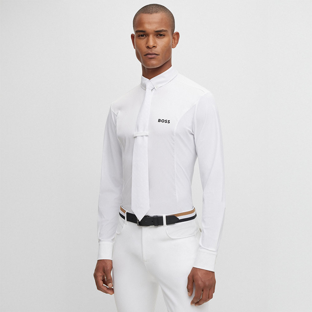 Konkurranseskjorte Herre Norman Hvit