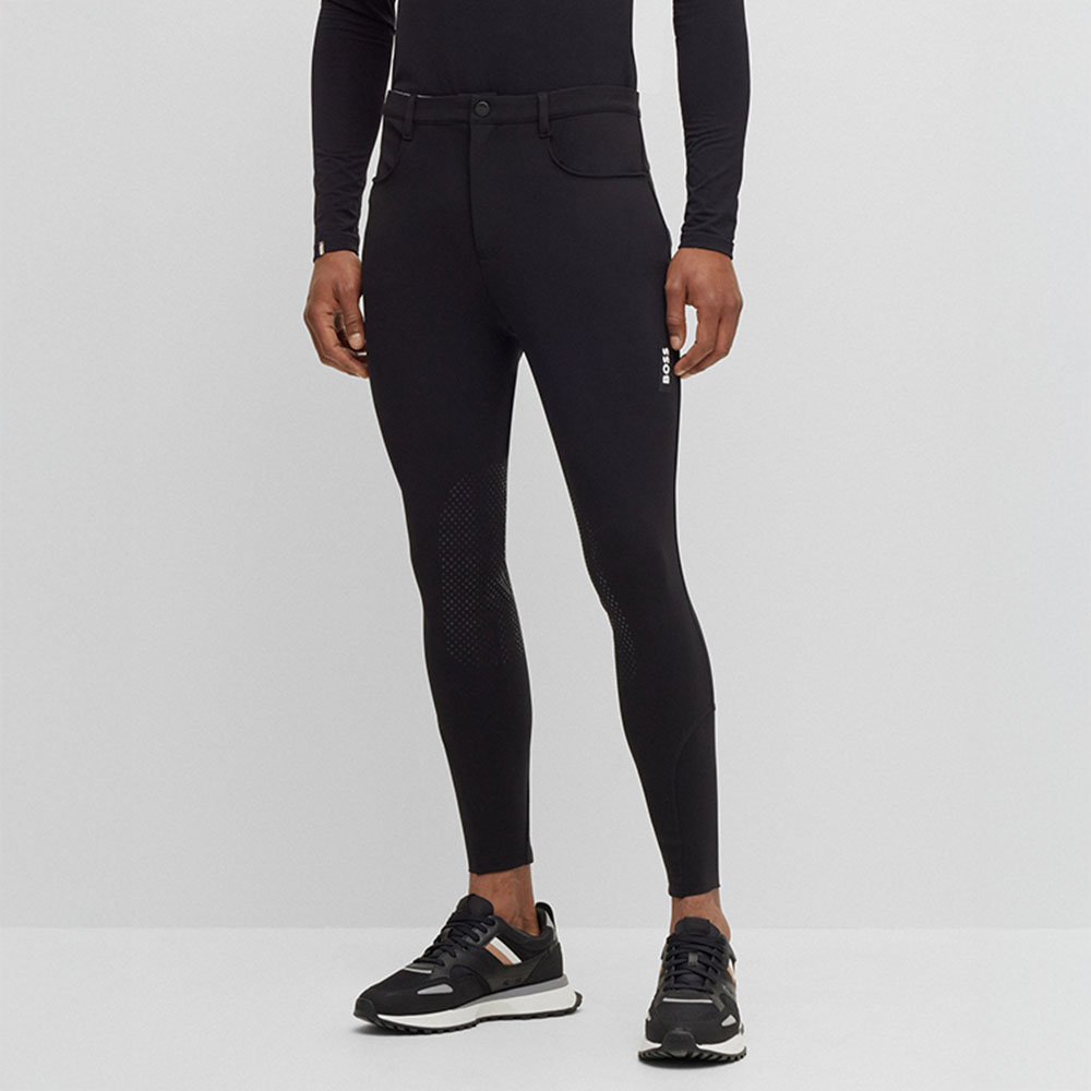 Ridebukse Herre James Knee Grip Svart
