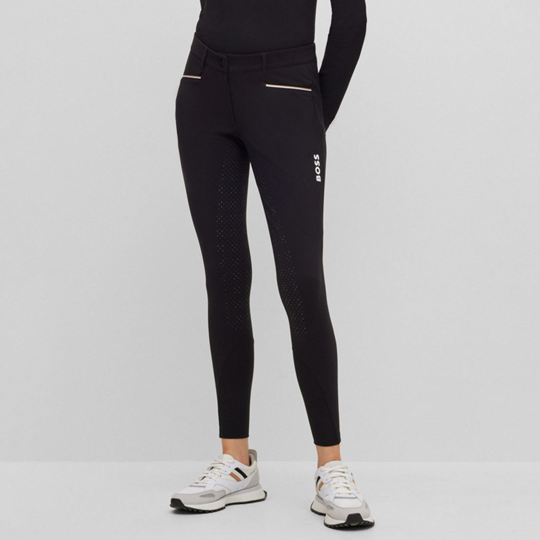 Ridebukse Heather Full Grip Svart