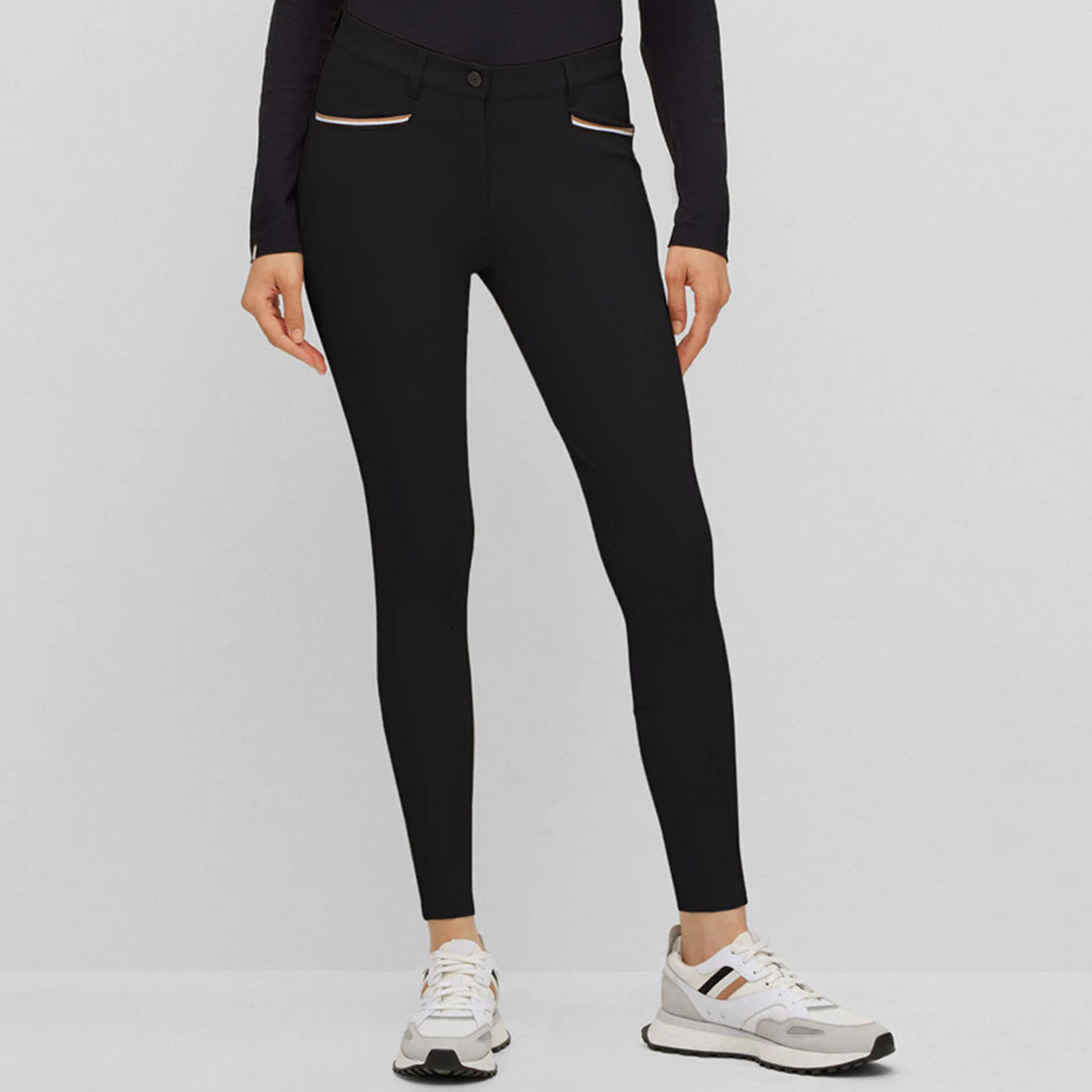 Ridebukse Hazel Knee Grip Svart