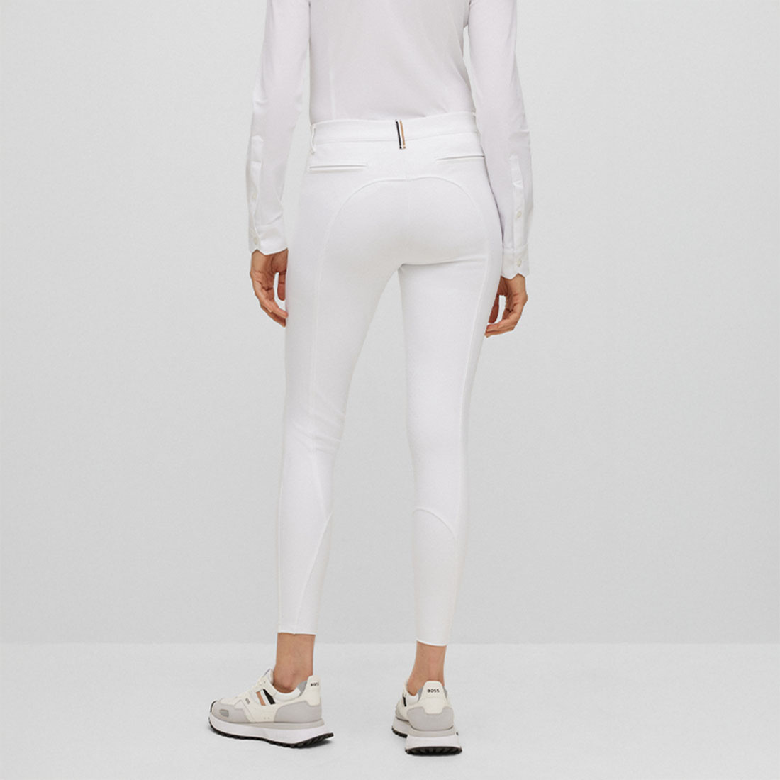 Ridebukse Hazel Knee Grip Hvit