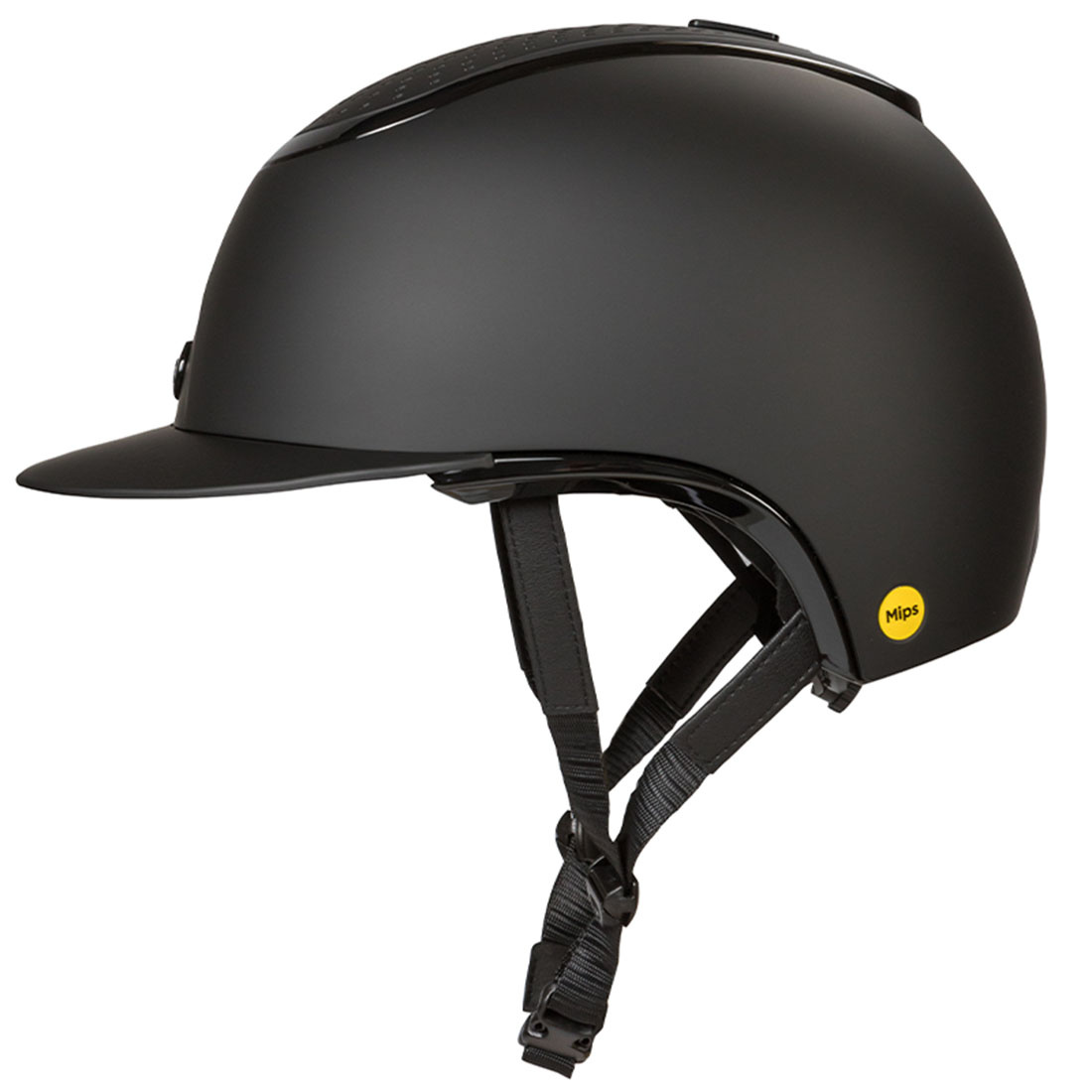 Ridehjelm MIPS Strixx Wide Peak Matte/Glossy Svart