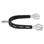 Sporer Ultra Fit Extra Grip 25mm Rounded Svart/Sølv Sporer Ultra Fit Extra Grip 25mm Rounded Svart/Sølv