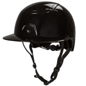 Ridehjelm MIPS Strixx Competition Wide Peak Glossy Svart Ridehjelm MIPS Strixx Competition Wide Peak Glossy Svart