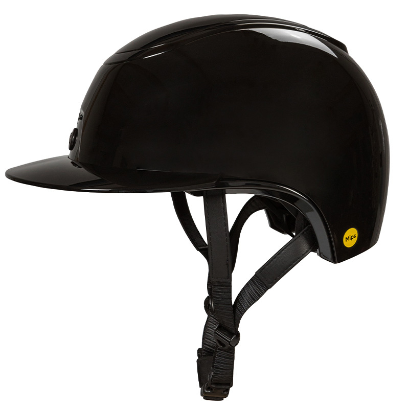 Ridehjelm MIPS Strixx Competition Wide Peak Glossy Svart