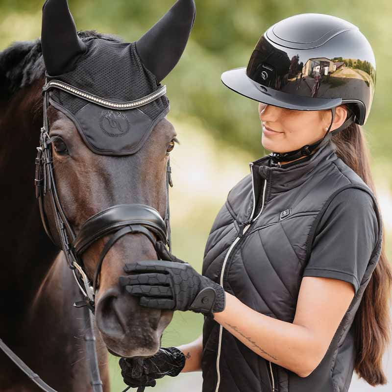 Ridehjelm MIPS Strixx Competition Wide Peak Glossy Svart