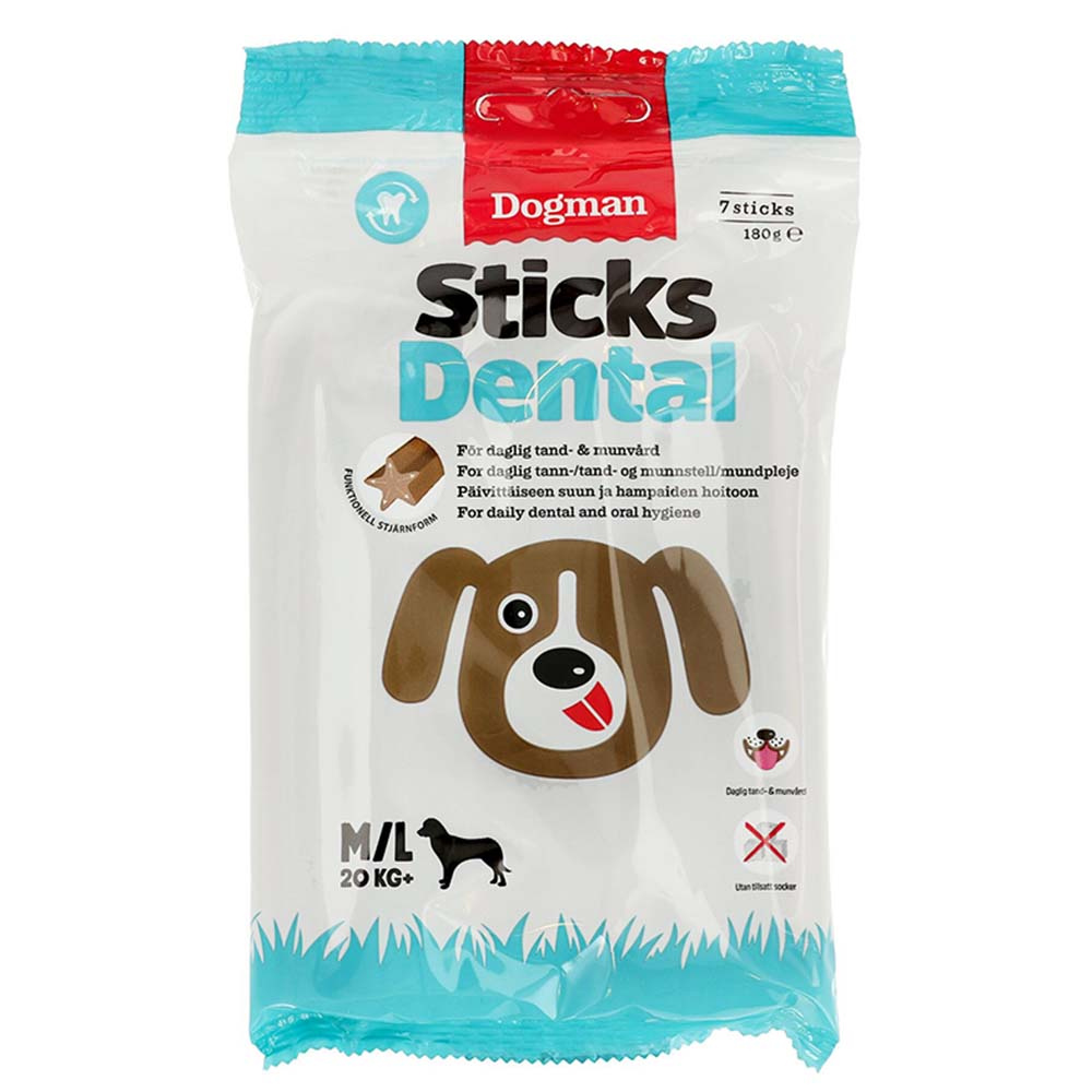 Tyggebein Dental Sticks Medium/Large