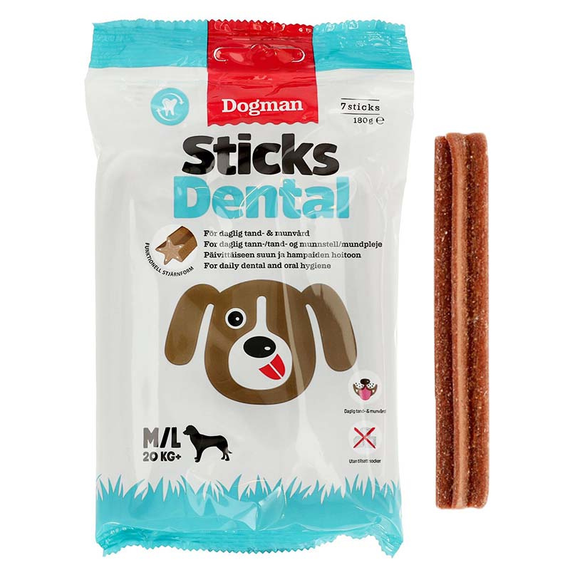 Tyggebein Dental Sticks Medium/Large