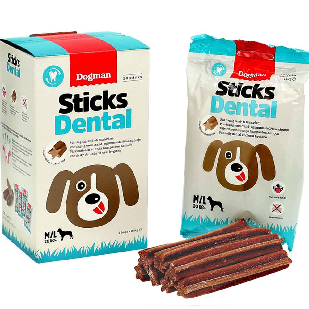 Tyggebein Dental Sticks Medium/Large