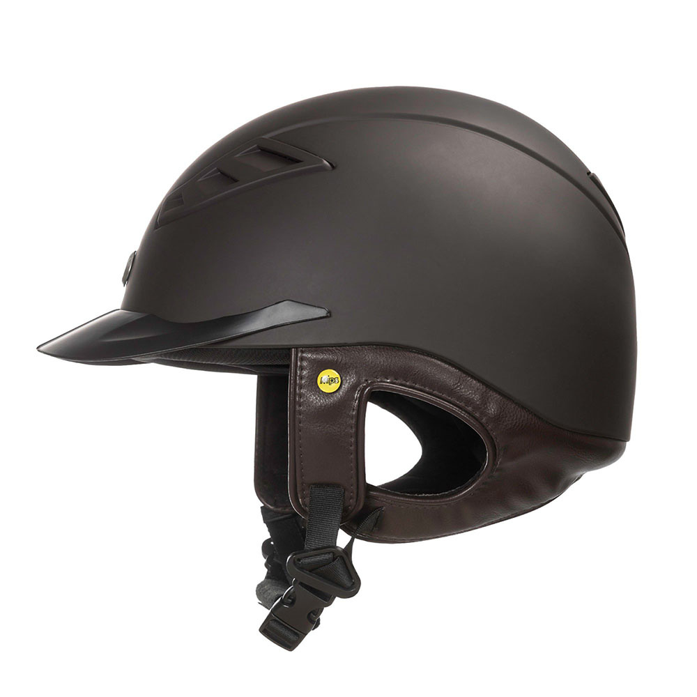 EQ3 Lynx Smooth Top Ridehjelm Brun