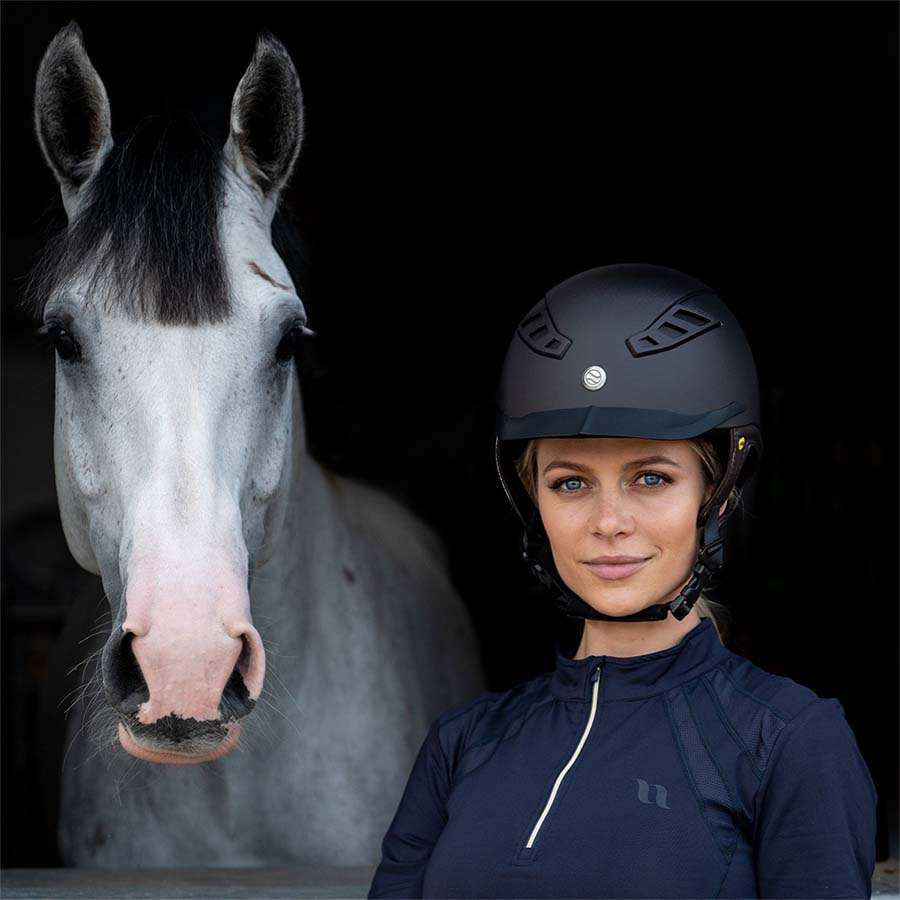EQ3 Lynx Smooth Top Ridehjelm Brun