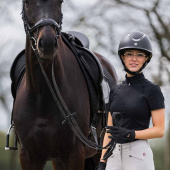 Ridehjelm EQ3 Pardus m. justeringshjul Smooth Top Svart Ridehjelm EQ3 Pardus m. justeringshjul Smooth Top Svart