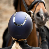 Ridehjelm EQ3 Pardus m. justeringshjul Smooth Top Marineblå Ridehjelm EQ3 Pardus m. justeringshjul Smooth Top Marineblå