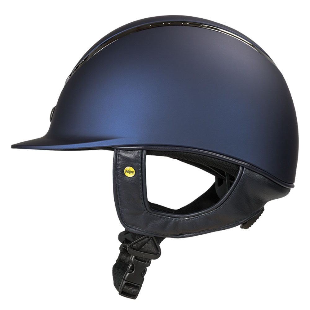 Ridehjelm EQ3 Pardus m. justeringshjul Smooth Top Marineblå
