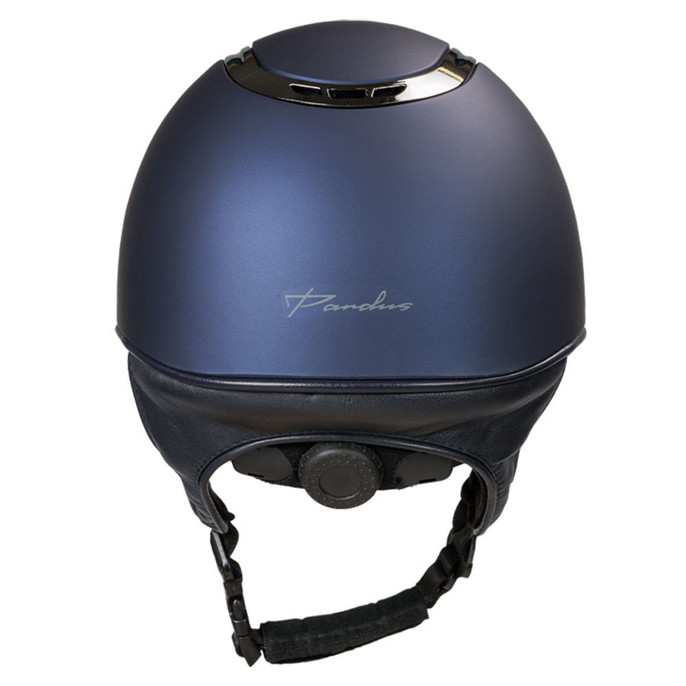 Ridehjelm EQ3 Pardus m. justeringshjul Smooth Top Marineblå
