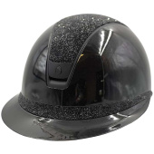 Ridehjelm Miss Shield 2.0 Glossy Ultra Fine Rocks Matt Trim Svart Ridehjelm Miss Shield 2.0 Glossy Ultra Fine Rocks Matt Trim Svart