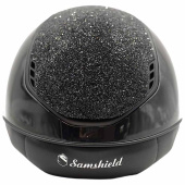 Ridehjelm Miss Shield 2.0 Glossy Ultra Fine Rocks Matt Trim Svart Ridehjelm Miss Shield 2.0 Glossy Ultra Fine Rocks Matt Trim Svart