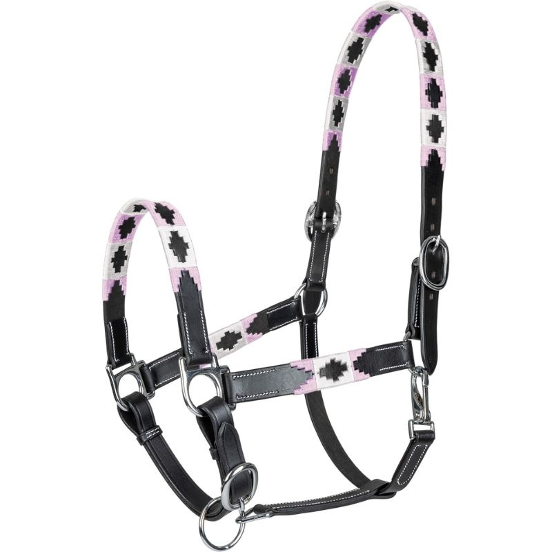 Lærgrime Polo X-Line Svart/Rosa