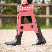 Sammenleggbar Pall Step-Up Vinrød Sammenleggbar Pall Step-Up Vinrød