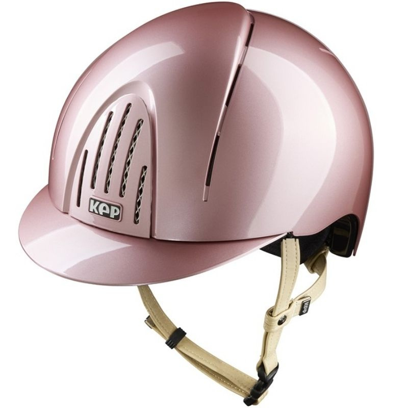 Ridehjelm Smart Nova Metal Polish Cream Strap Rosa