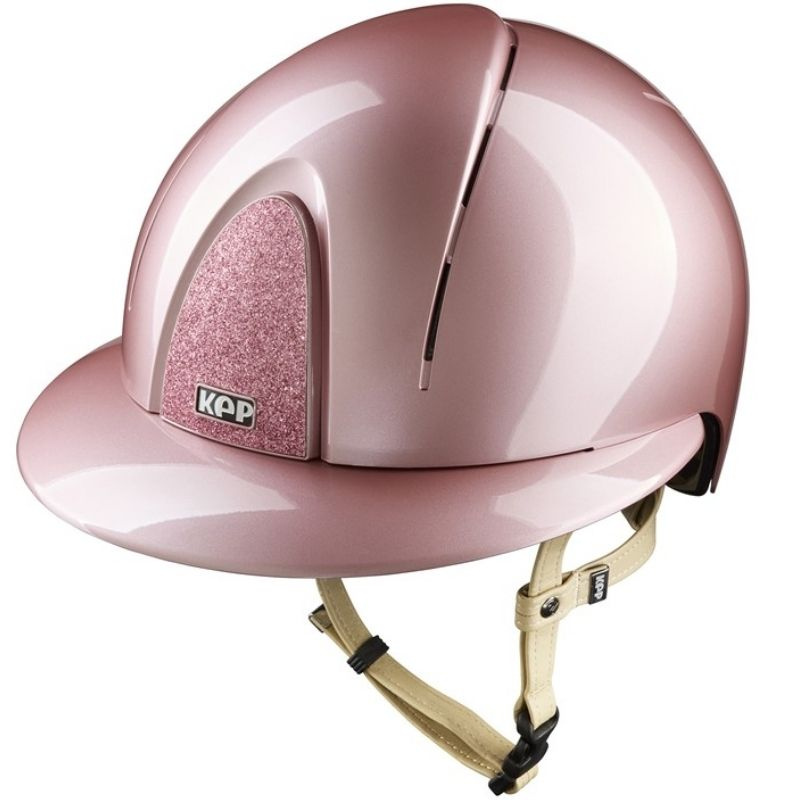 Ridehjelm Smart Nova Metal Polish Polo Star Cream Strap Rosa/Rosa
