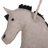 Hesteleke Horse semsket skinn ECO Lysegrå Hesteleke Horse semsket skinn ECO Lysegrå
