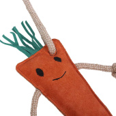 Hesteleke Carrot semsket skinn ECO Oransje Hesteleke Carrot semsket skinn ECO Oransje