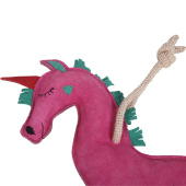 Hesteleke Unicorn semsket skinn ECO Rosa Hesteleke Unicorn semsket skinn ECO Rosa