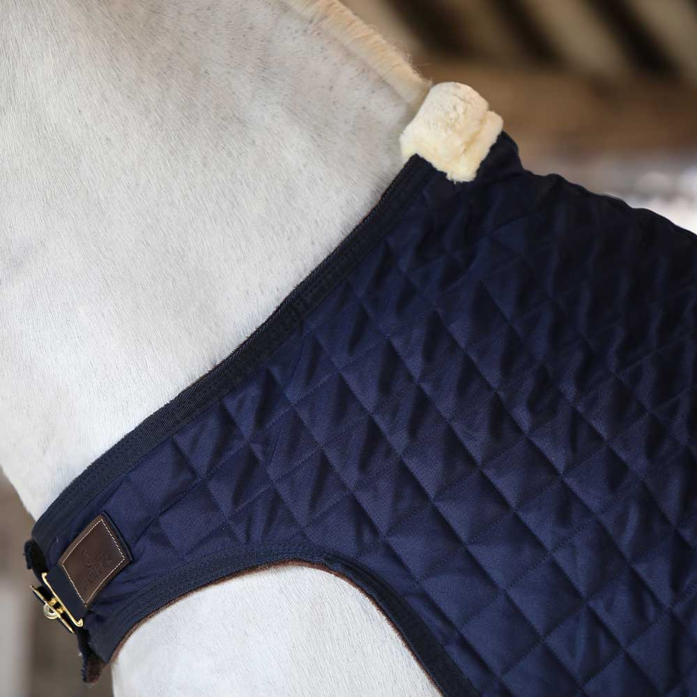 Skrittemaskindekken 160g Marineblå