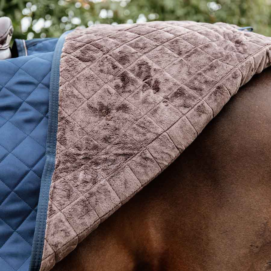 Ridedekken Marineblå