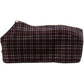 Fleecedekken Heavy Check Printing Brun/Beige Fleecedekken Heavy Check Printing Brun/Beige