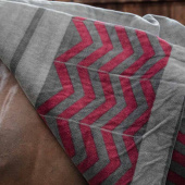 Fleeceteppe Heavy Square Fishbone Bordeaux Fleeceteppe Heavy Square Fishbone Bordeaux
