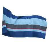 Fleeceteppe Heavy Square Stripes Marineblå Fleeceteppe Heavy Square Stripes Marineblå