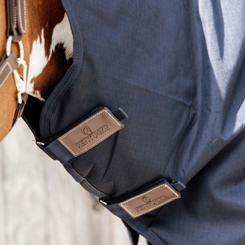 Utedekken med hals All Weather Quick Dry Fleece 0g Marineblå