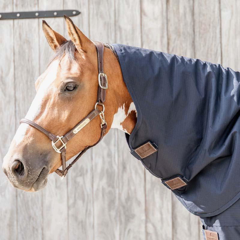 Utedekken med hals All Weather Quick Dry Fleece 150g Marineblå