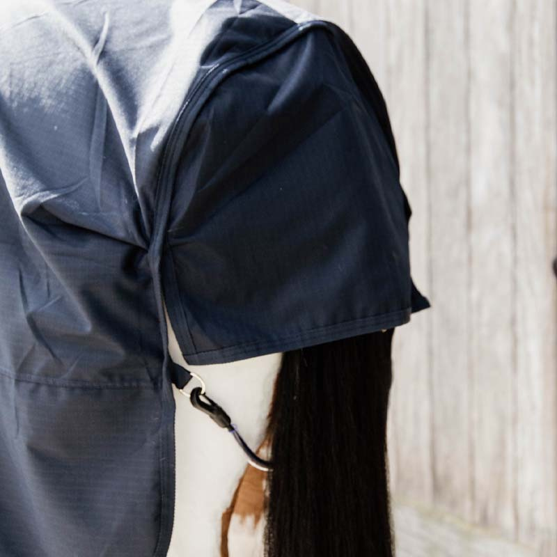 Utedekken med hals All Weather Quick Dry Fleece 150g Marineblå