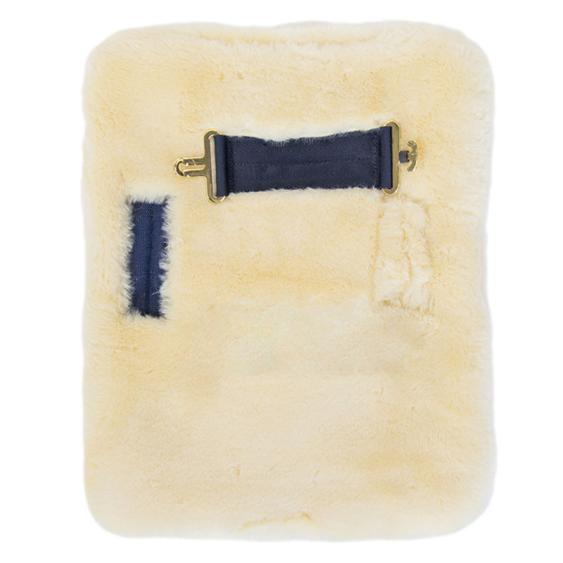 Bogforlenger Vegan Sheepskin 1 Buckle Natur