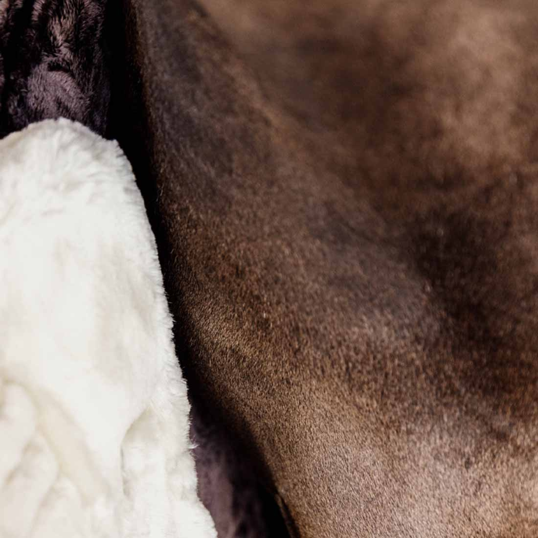 Bogforlenger Vegan Sheepskin 1 Buckle Natur