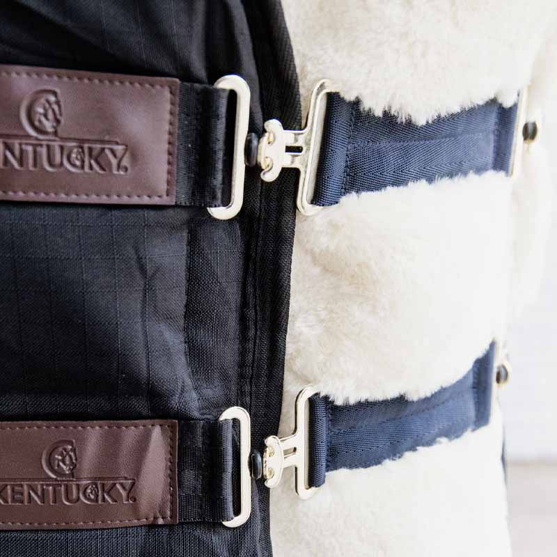 Bogforlenger Vegan Sheepskin 2 Buckles Natur